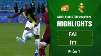 FAI vs ITT - Phần 1 - Kante lập siêu phẩm - Saudi Kings Cup